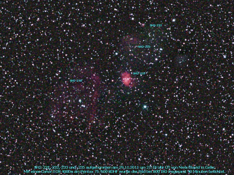 SH2-235 - ein Emissionsnebel im Fuhrmann (Auriga)