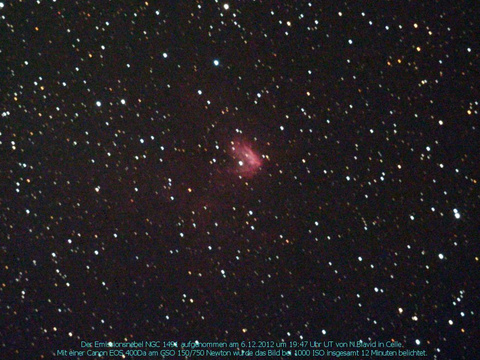 NGC 1491 - ein Emissionsnebel im Perseus