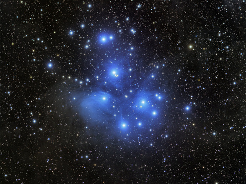 Messier 45 - die Plejaden im Stier (Taurus)