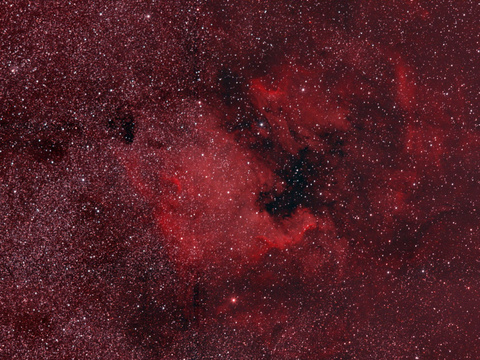 Der Nordamerikanebel - ein Emissionsnebel im Schwan (Cygnus)