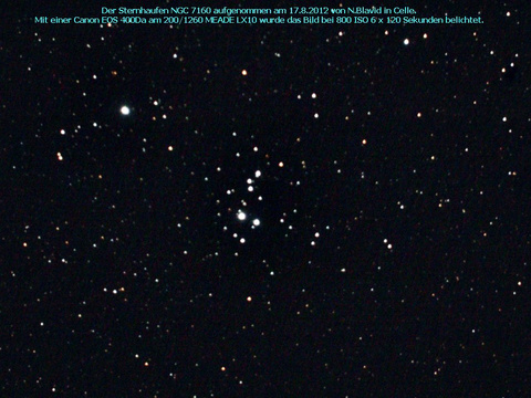 NGC 7160 - ein offener im Cepheus