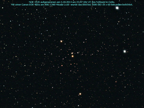 NGC 1545 - ein offener Sternhaufen im Perseus