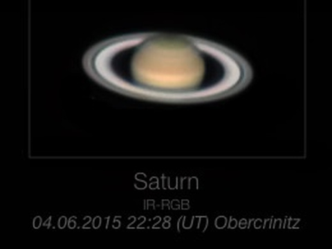 Saturn — Planet Saturn, aufgenommen am 05.06.2015 von Robert in Obercrinitz. C bnaAutor: RobertLizenz: CC BY-NC-ND 4.0