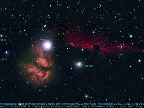 IC 435 - ein Reflexionsnebel im Orion