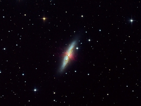 Messier 82 - die Zigarrengalaxie in der Großen Bärin (Ursa Major)