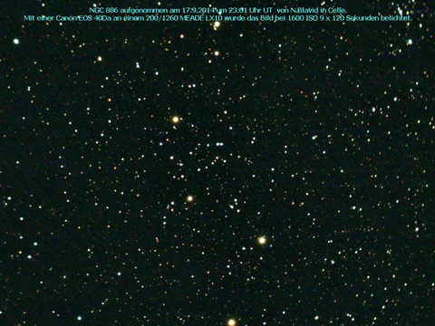 NGC 886 - ein offener Sternhaufen in der Cassiopeia
