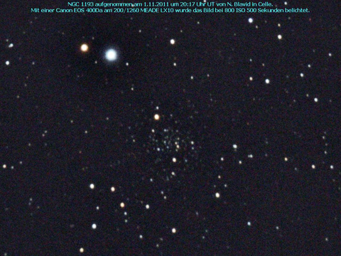 NGC 1193 - ein offener Sternhaufen im Perseus