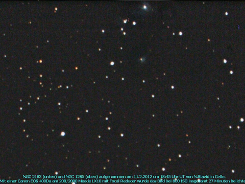 NGC 2182 - ein Reflexionsnebel im Einhorn (Monoceros)