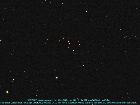 NGC 5385 - evtl. ein offener Sternhaufen in der Kleinen Bärin (Ursa Minor)