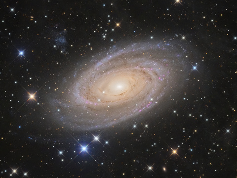M81 — Belichtung 12,2h. Robert.