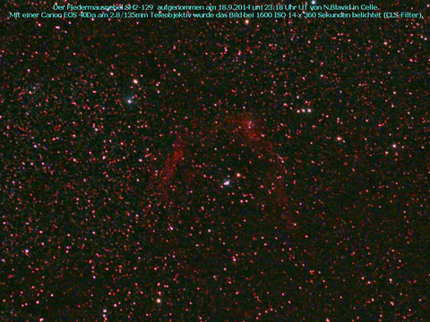 SH2-129 - der Fledermausnebel im Cepheus