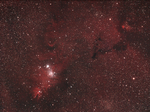 Konusnebel — Konusnebel. Canon RP, 140er APO mit Reducer, 735mm, CLS Filter. ja 4min Belichtungen. A. Schäfer