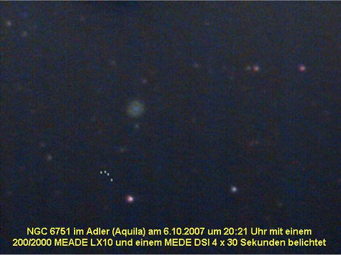 NGC 6751 - ein planetarischer Nebel im Adler (Aquila)