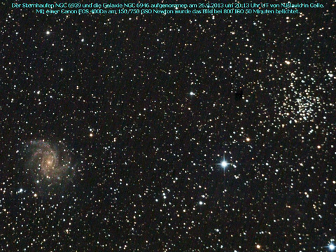 NGC 6946 - eine Balkenspiralgalaxie im Cepheus