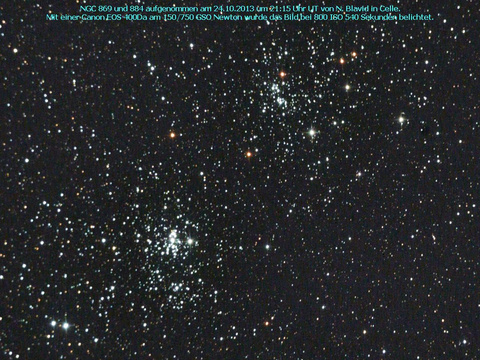 Chi Persei - ein offener Sternhaufen im Perseus