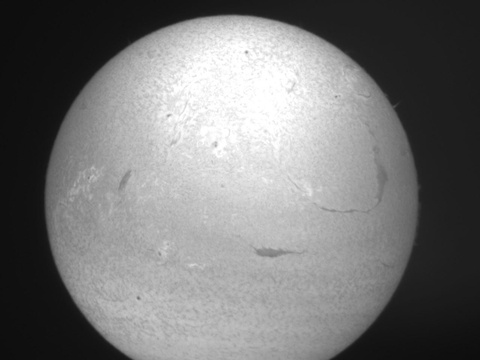 Protuberanze — Sonne am 22.9.24 fotografiert vom Vereinsmitglied Erhart