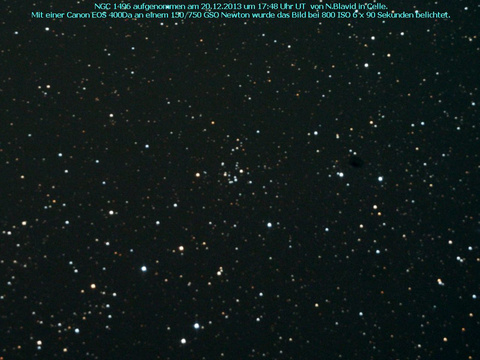NGC 1496 - ein offener Sternhaufen im Perseus