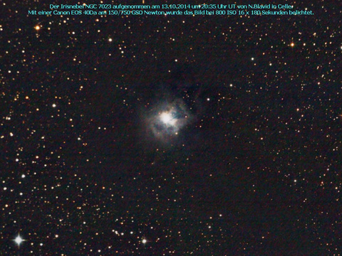 Der Irisnebel - ein Reflexionsnebel im Cepheus
