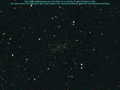 NGC 6800 - ein offener Sternhaufen im Füchschen (Vulpecula)
