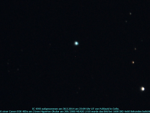 IC 4593 - ein planetarischer Nebel im Herkules (Herkules)