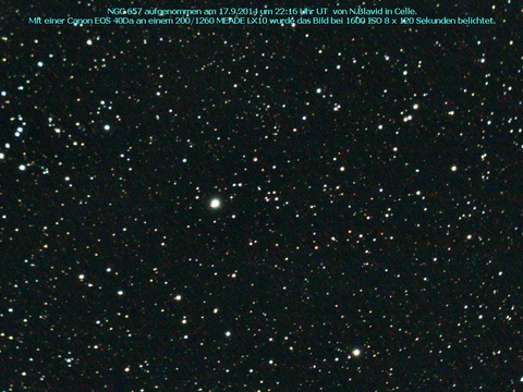 NGC 657 - ein offener Sternhaufen in der Cassiopeia
