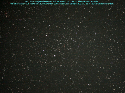 NGC 6940 - ein offener Sternhaufen im Füchschen (Vulpecula)
