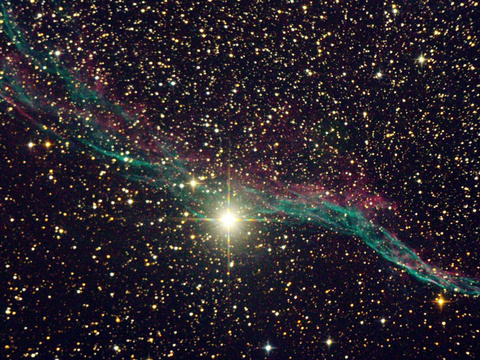 Sturmvogel — Der Sturmvogelnebel NGC 6960 am 7.9.2016 von Niels TS 250/1000 Newton, Komakorrektor, Canon EOS 7D