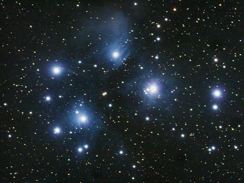 Messier 45 - die Plejaden im Stier (Taurus)