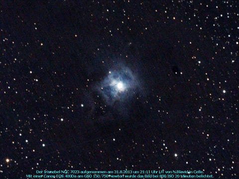 Der Irisnebel - ein Reflexionsnebel im Cepheus