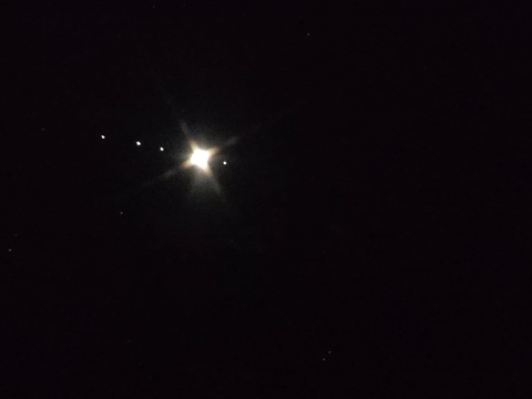 Jupitermonde — Jupiter mit den 4 Galileischen Monden von Matthias Hillmann vom 7.März 2026 mit dem 20" Cassegrain