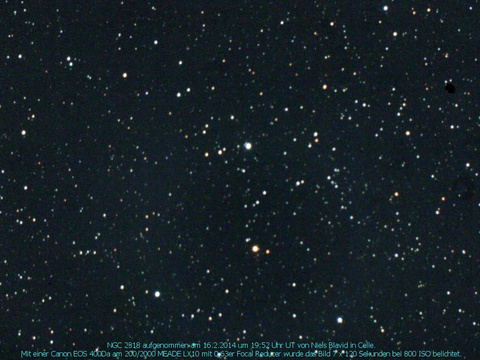 NGC 2318 - ein Asterismus im Großen Hund (Canis Major)
