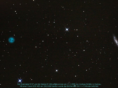 Messier 108 - Balkenspiralgalaxie in der Großen Bärin (Ursa Major)