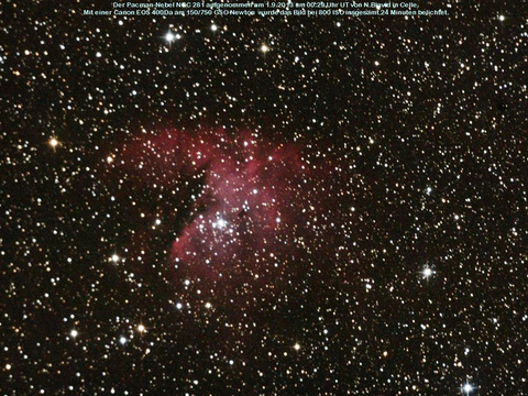Der Pacmannebel - ein Emissionsnebel in der Kassiopeia (Cassiopeia)