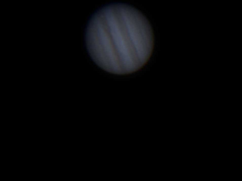 Jupiter — aufgenommen am 1.11.2015 ca. 5 Uhr mit der neuen ALccd5L-IIc Kamera der Sternwarte und einem 10" f6,7 Dobson und 2fach Barlow