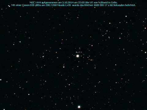 NGC 1444 - ein offener Sternhaufen im Perseus