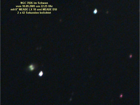NGC 7026 - ein planetarischer Nebel im Schwan (Cygnus)